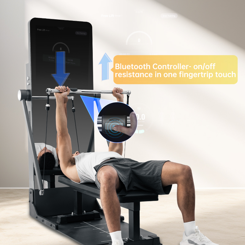 Smart Home Gym Mirror - مجموعة لياقة بدنية ذكية للصالة الرياضية،
