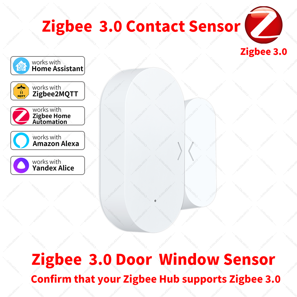 Door Window Sensor - مستشعر الاتصال زيجبي 3.0، مستشعر الأبواب