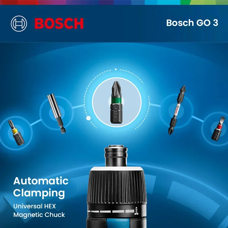 Smart Home Bosch - مفك براغي كهربائي BOSCH Go 3،