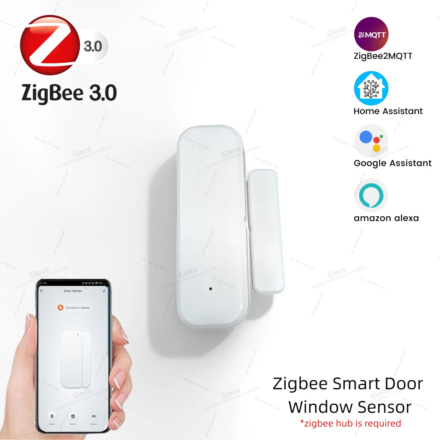Door Window Sensor - زيجبي نافذة مستشعر الباب كشف مستشعر