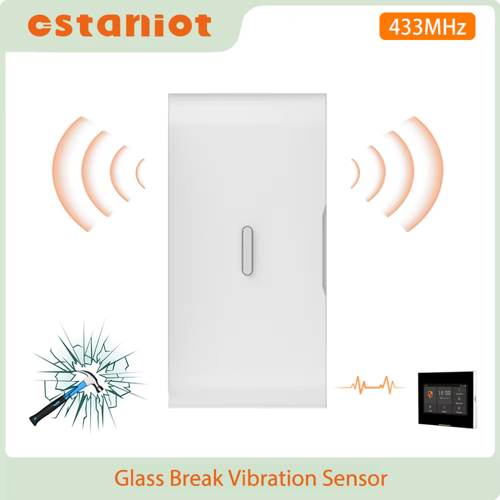 Door Window Sensor - مستشعر اهتزاز زجاجي لاسلكي ستانيوت 433