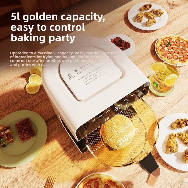 مقلاة هوائية مرئية، مؤقت منزلي - مراجعة Smart Home Oven وسعره