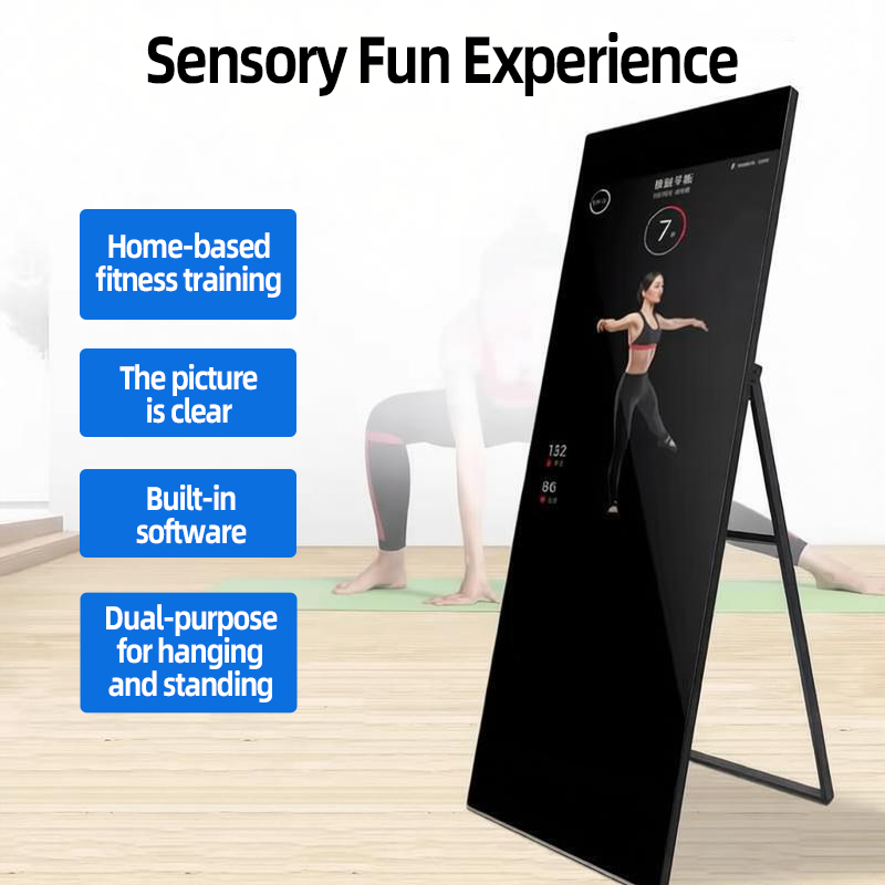 مرآة لياقة ذكية بشاشة لمس تفاع - مراجعة Smart Home Gym Mirror وسعره