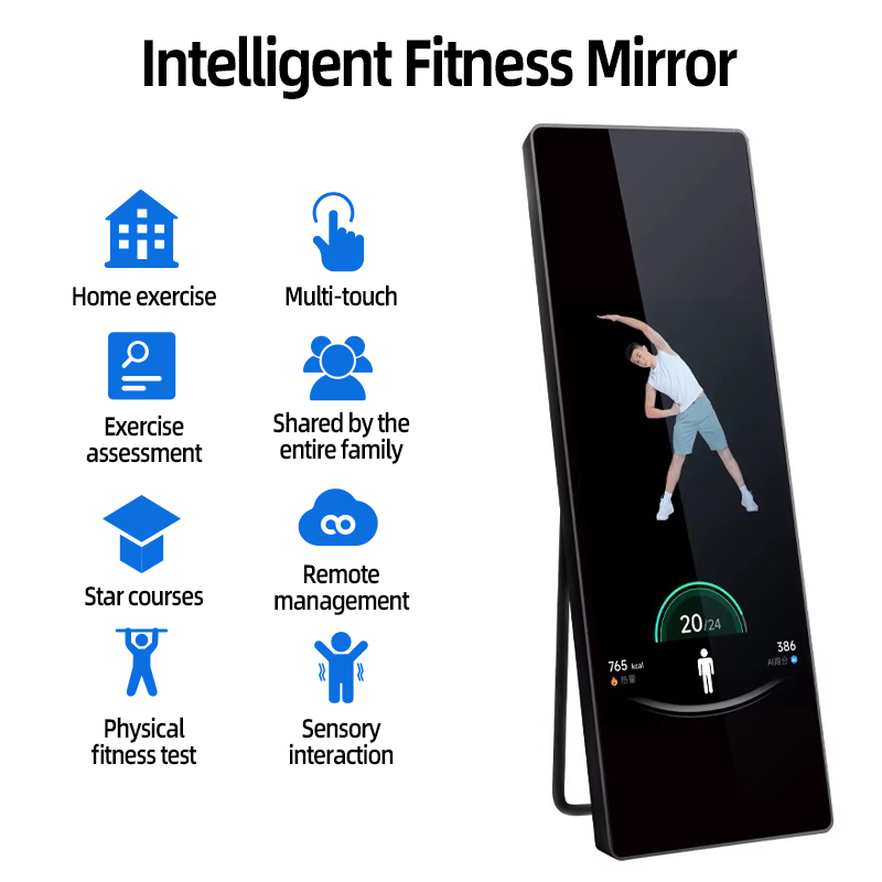 مرآة لياقة ذكية بشاشة لمس تفاع - مراجعة Smart Home Gym Mirror وسعره