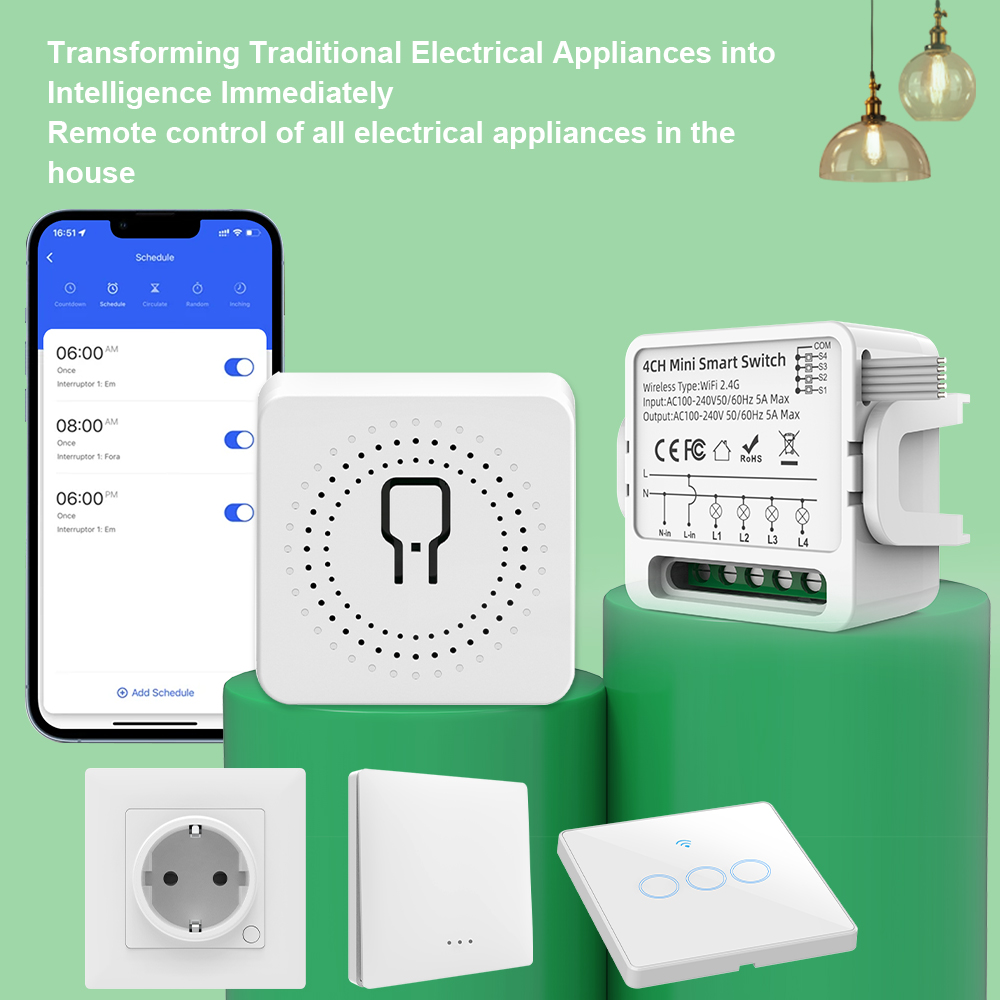 مفتاح ذكي واي فاي من تويا بـ 1 - مراجعة Smart Home Switch وسعره