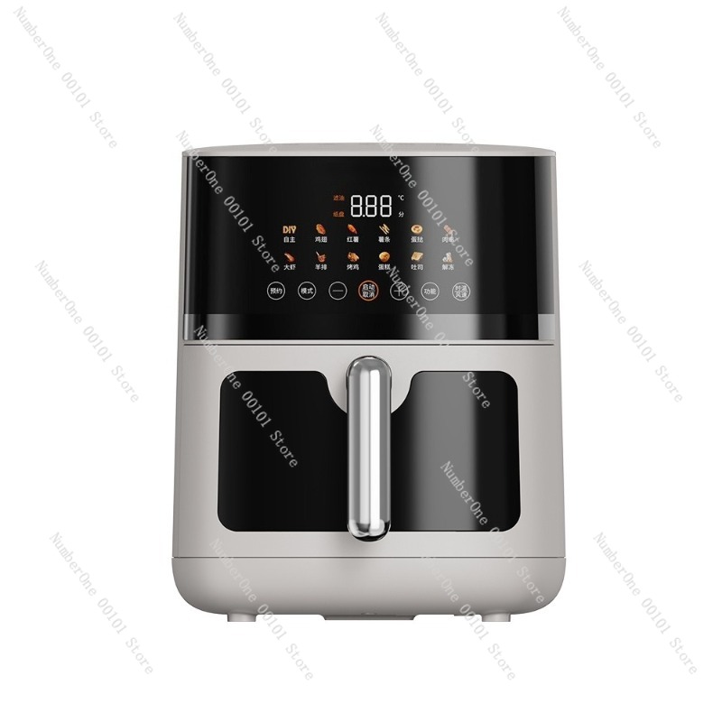 مقلاة هوائية منزلية شفافة سعة  - مراجعة Smart Home Oven وسعره