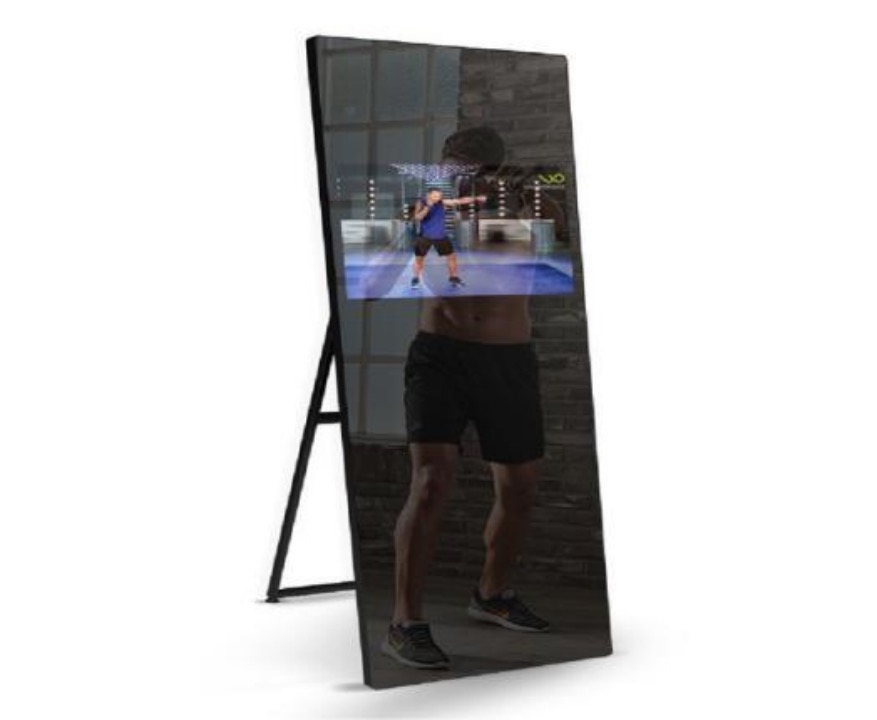 مرآة ذكية للتمارين الرياضية مع - مراجعة Smart Home Gym Mirror وسعره