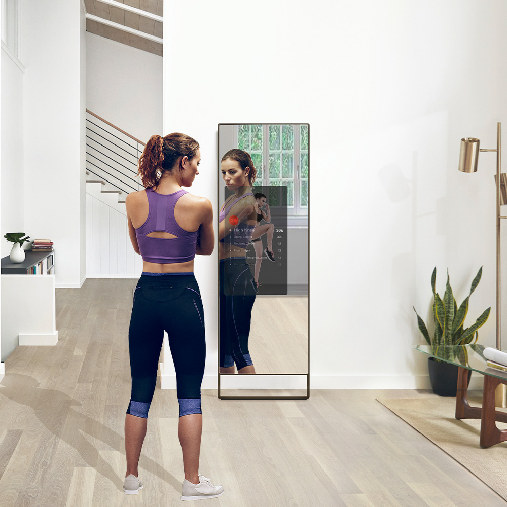 شاشة لمس ذكية نحيفة مقاس 32 بو - مراجعة Smart Home Gym Mirror وسعره