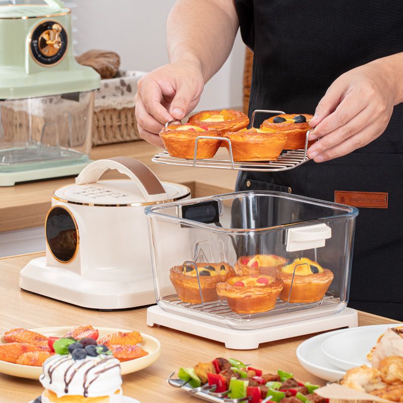 مقلاة هوائية ذكية للمنزل مع شا - مراجعة Smart Home Oven وسعره