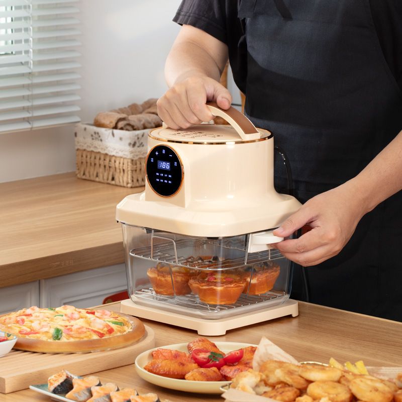 مقلاة هوائية ذكية للمنزل مع شا - مراجعة Smart Home Oven وسعره