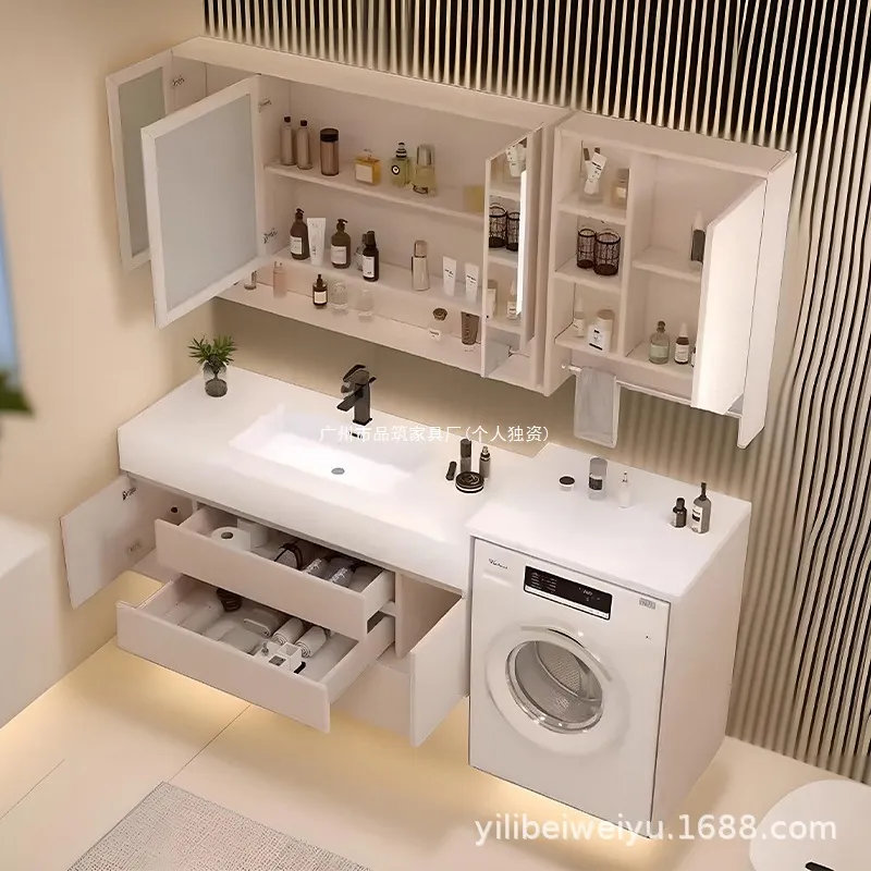 خزانة حمام متكاملة للغسيل مع ح - مراجعة Smart Home Laundry وسعره