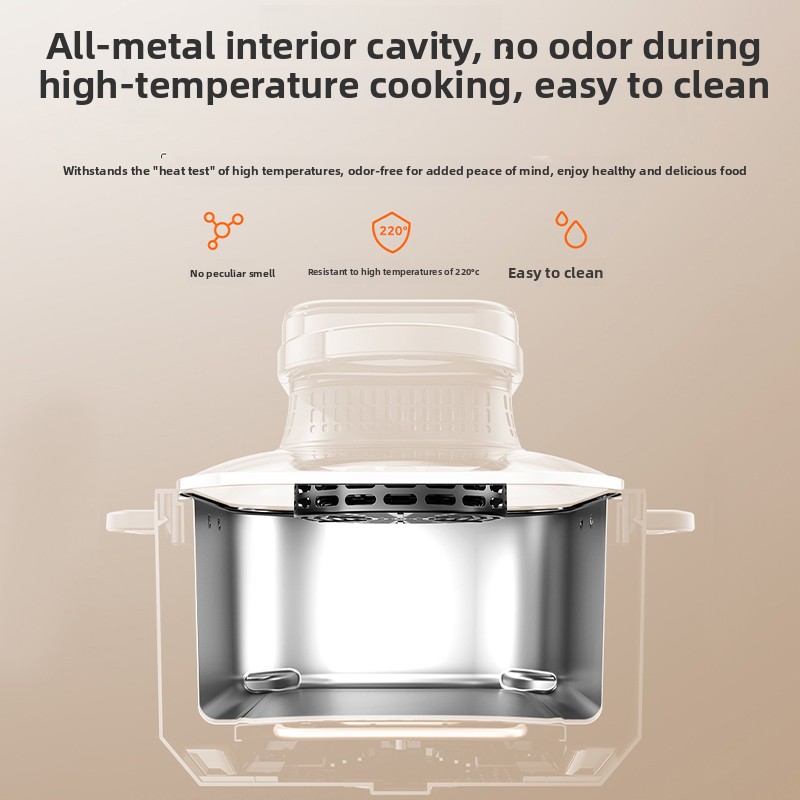 فرن هوائي ذكي سعة 6.5 لتر متعد - مراجعة Smart Home Oven وسعره