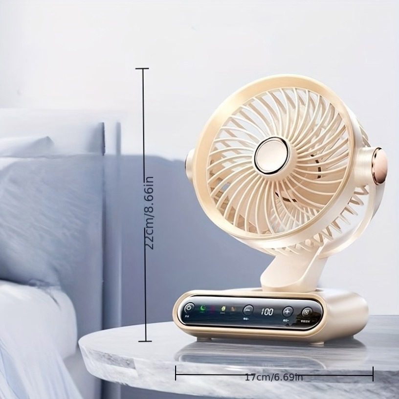 مروحة مكتبية ذكية للتهوية بـ 4 - مراجعة Smart Home Ventilation وسعره