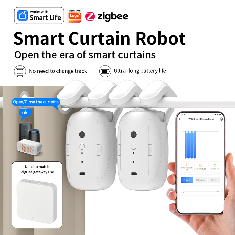 زيجبي الذكية الستار سائق روبوت - مراجعة Smart Home Devices وسعره