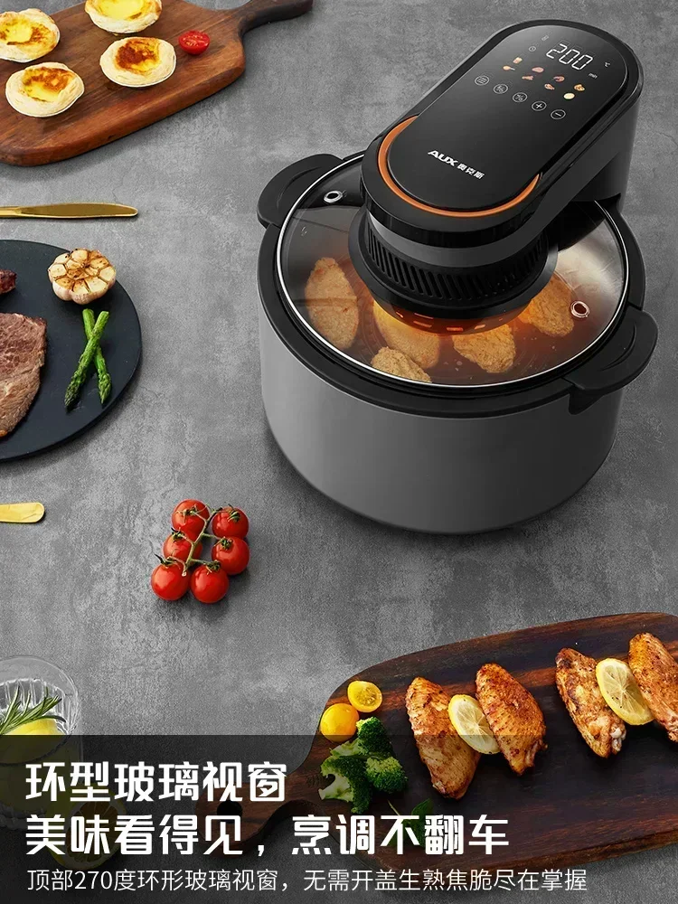 مقلاة هوائية منزلية. سعة كبيرة - مراجعة Smart Home Oven وسعره