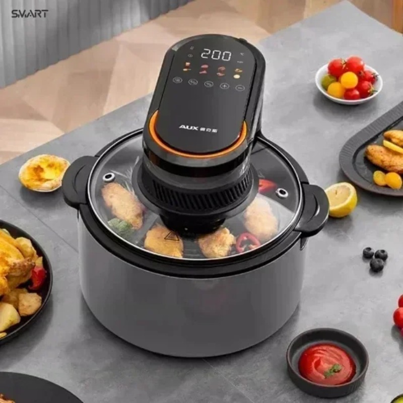 مقلاة هوائية منزلية. سعة كبيرة - مراجعة Smart Home Oven وسعره