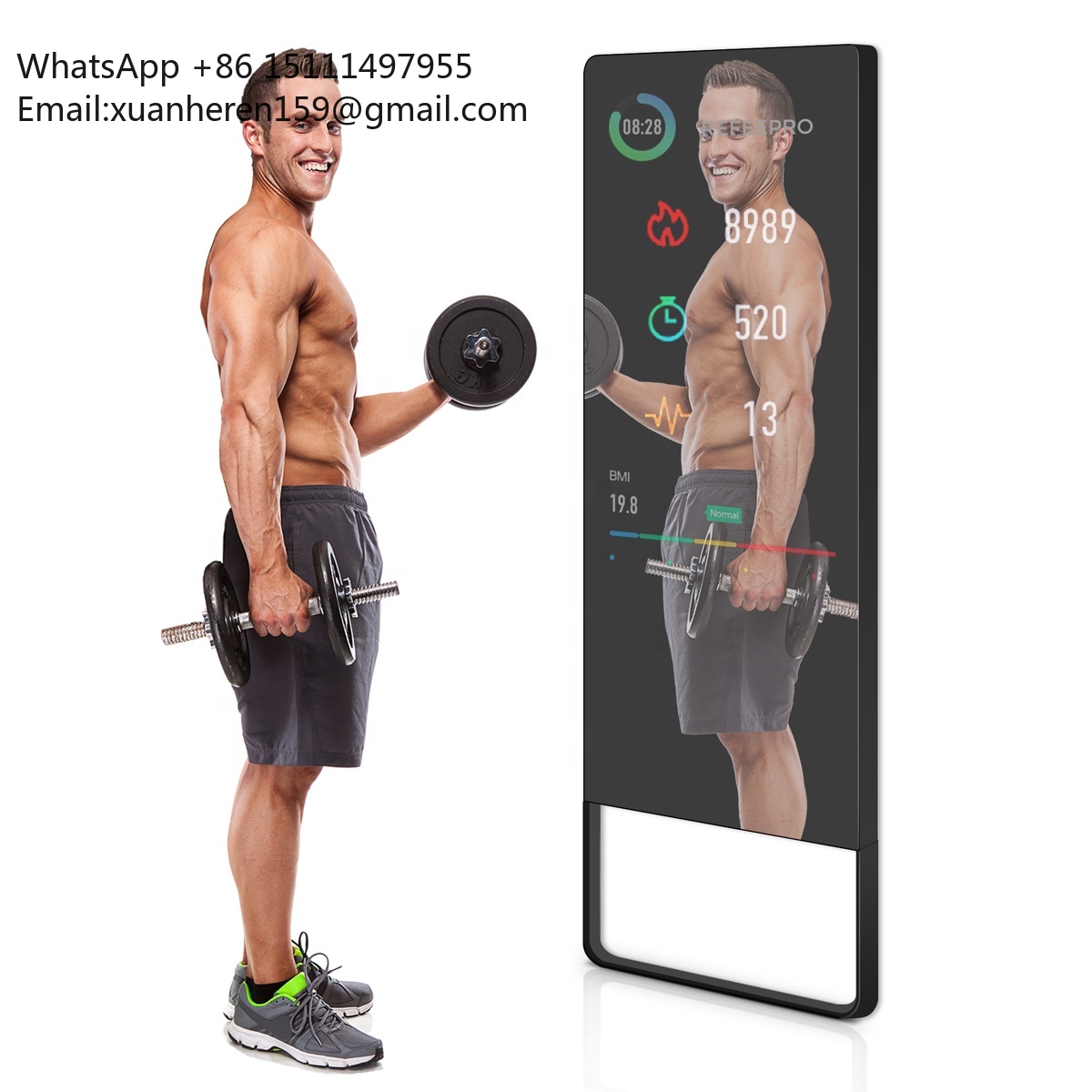 مرآة تدريب شخصية ذكية بشاشة لم - مراجعة Smart Home Gym Mirror وسعره