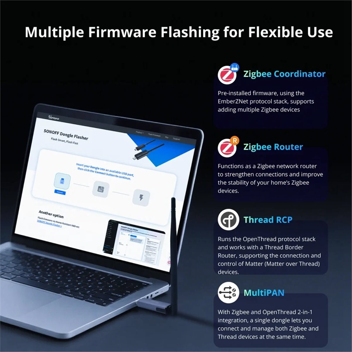 دونجل بلس MG24 زيجبي ثريد USB  - مراجعة Smart Home Plus وسعره