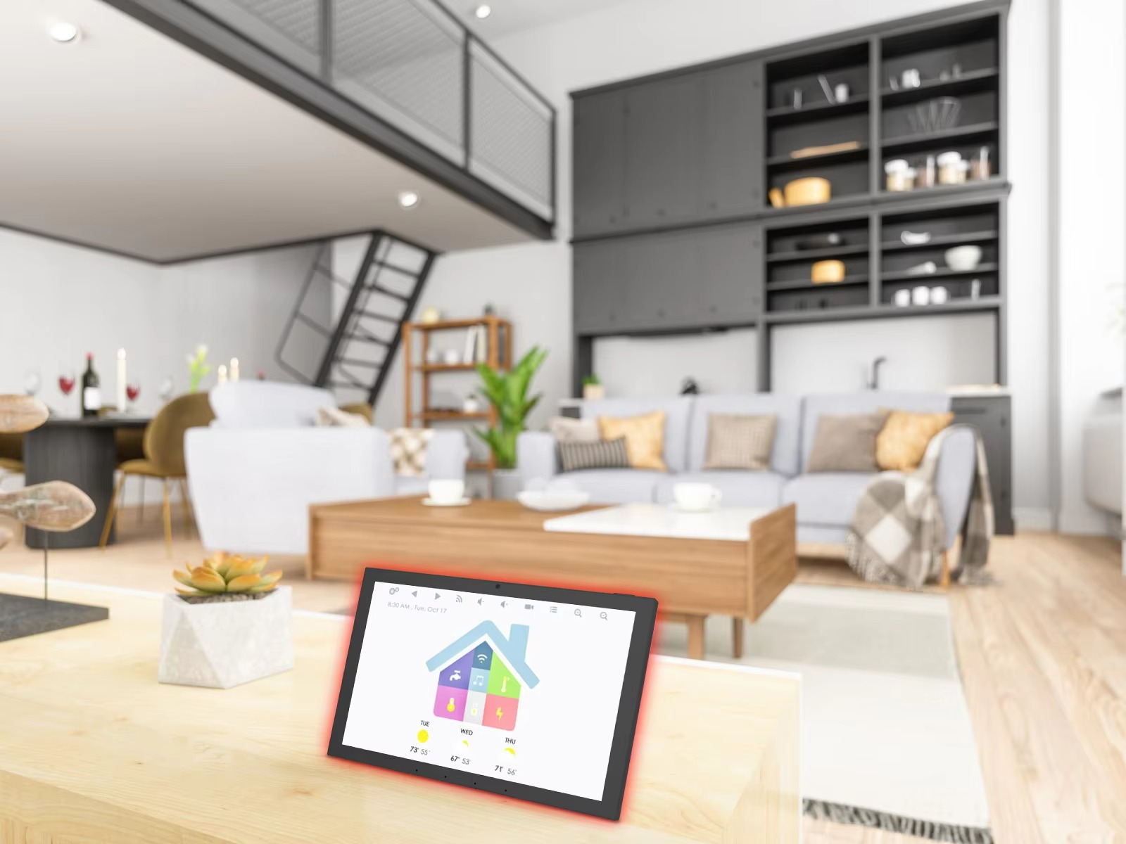 لوحة تحكم ذكية منزلية بشاشة لم - مراجعة Smart Home وسعره